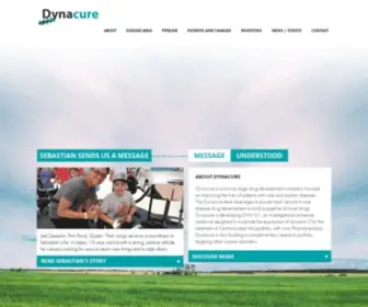 Dynacure.com(We understand drug development) Screenshot