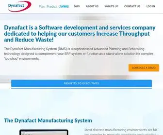 Dynafact.com(The Dynafact Manufacturing System (DMS)) Screenshot