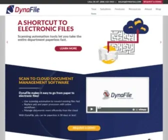 Dynafile.com(Scan To Cloud Document Management Software) Screenshot