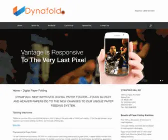 Dynafold.com(Folding Machines) Screenshot