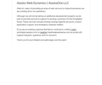 Dynalaska.com(AlaskaOne LLC) Screenshot