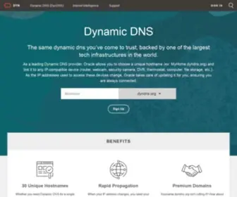 Dynalias.net(A Leading Dynamic DNS Provider) Screenshot
