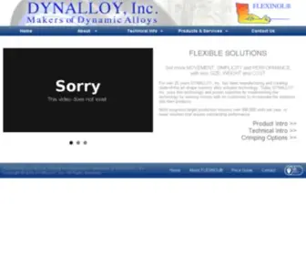 Dynalloy.com(DYNALLOY, Inc) Screenshot