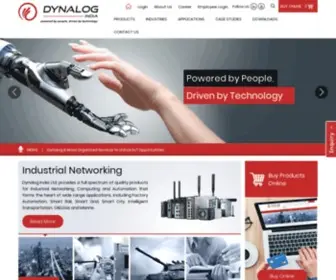 Dynalogindia.com(Dynalog Networking Group) Screenshot