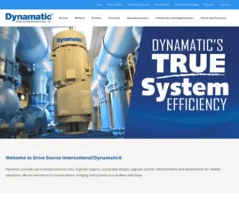 Dynamatic.com(Variable Speed Drives) Screenshot