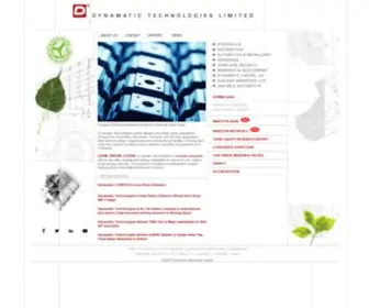 Dynamatics.com(Dynamatic Technologies Limited) Screenshot