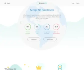 Dynamiads.com(DynamiAds – Is the most Dynamic Performance Marketing Network) Screenshot