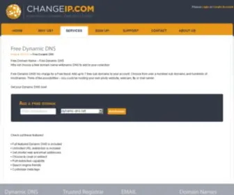Dynamic-DNS.net(Dynamic dns) Screenshot