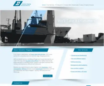 Dynamic-Shipping.com(Dynamic Shipping Services (DSS) Ltd) Screenshot