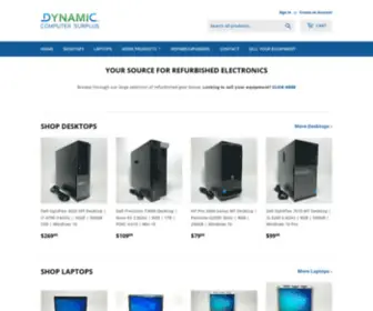 Dynamic-Surplus.com(Dynamic Computer Surplus) Screenshot