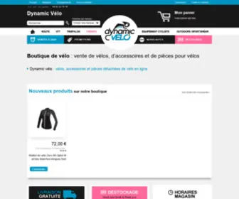 Dynamic-Velo.fr(Boutique de vélo) Screenshot