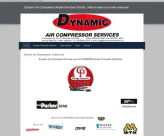 Dynamicaircompressor.ca(Dynamic Air Compressor Repair Services Toronto...Here to keep you under pressure) Screenshot