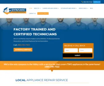 Dynamicappliancerepairaz.com(Dynamic Appliance Repair) Screenshot