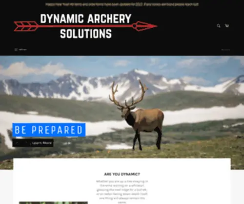 Dynamicarcherysolutions.com(Dynamic Archery Solutions LLC) Screenshot