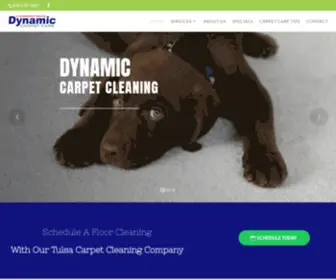 Dynamiccarpetcarellc.com(Our Tulsa carpet cleaning company) Screenshot