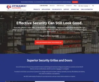 Dynamicclosures.com(Security Grilles) Screenshot