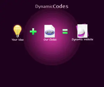 Dynamiccodes.com(DynamicCodes) Screenshot