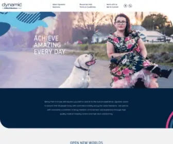 Dynamiccontrols.com(Enhancing Lives of People with Disabilities) Screenshot
