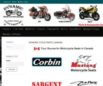 Dynamiccycleparts.com(Dynamic Cycle Parts) Screenshot