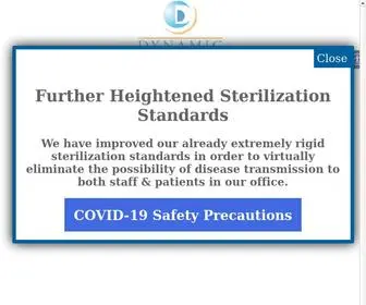 DynamiCDds.com(Dynamic Dental Care) Screenshot