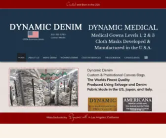 DynamiCDenim.com(Denim Company) Screenshot