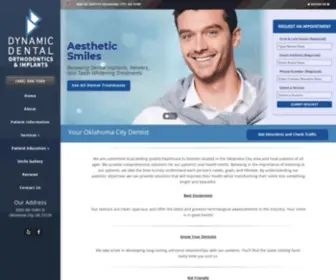 DynamiCDentalokc.com(OKC Orthodontist) Screenshot