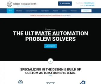 DynamiCDesignsolutionsinc.com(Custom Automation Solutions & Tooling Fabrication Services) Screenshot