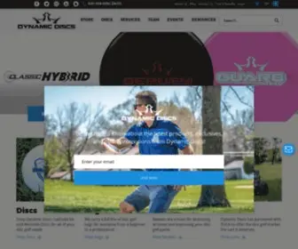 DynamiCDiscs.com(Disc Golf Store) Screenshot