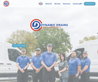 DynamiCDrainstx.com(Dynamic Drains Plumbing & Drain Experts) Screenshot