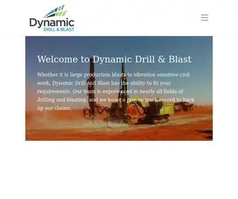 DynamiCDrillandblast.com.au(Dynamic Drill And Blast) Screenshot