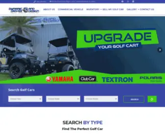 DynamiCDrivesdesign.com(Golf Cars and LSV's Sales Service and Innovation) Screenshot