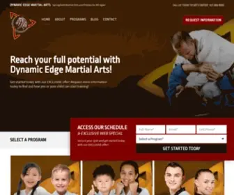 Dynamicedgema.com(Springfield Martial Arts & Fitness) Screenshot