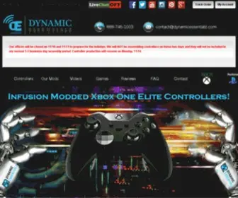 Dynamicessentialz.com(Modded controllers) Screenshot