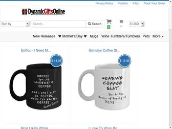 DynamicGiftsonline.com(Dynamic Gifts Online) Screenshot