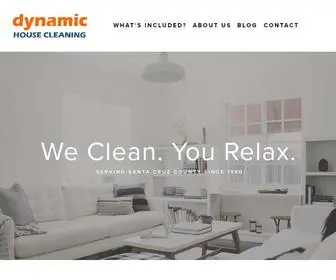 Dynamichousecleaning.com(Best House Cleaning Services Santa Cruz) Screenshot