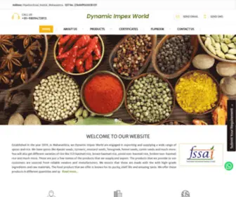DynamicimpexWorld.com(Dynamic Impex World) Screenshot