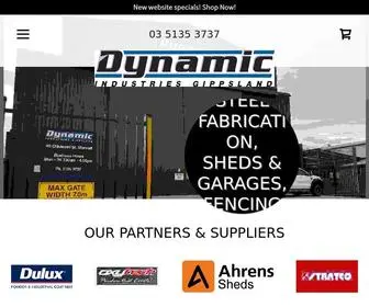 Dynamicindustries.com.au(Dynamic Industries Gippsland (VIC)) Screenshot