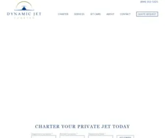 DynamicJetcharter.com(Dynamic Jet Charter) Screenshot