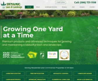 Dynamiclawn.com(Dynamic Lawn & Landscape) Screenshot