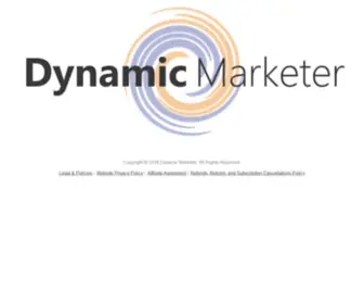 Dynamicmarketer.com(Dynamic Marketer) Screenshot