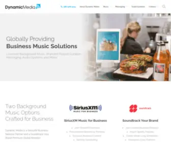 Dynamicmediamusic.com(Music for Business) Screenshot