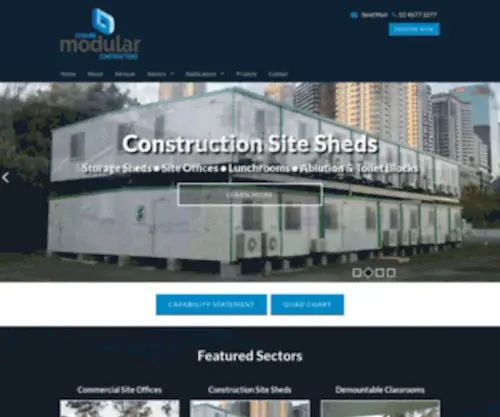 Dynamicmodular.com.au(Portable Buildings) Screenshot