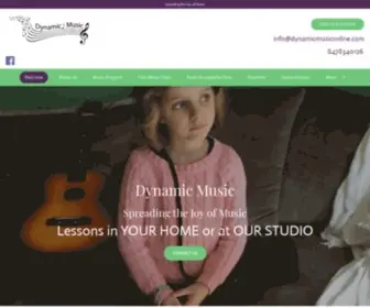 Dynamicmusiconline.com(Dynamic Music) Screenshot