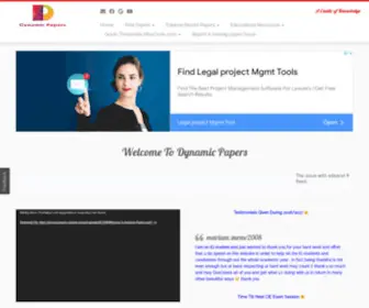 DynamicPapers.com(Igcse past papers) Screenshot