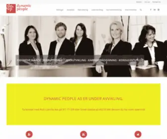 DynamicPeople.no(Rekruttering, lederutvikling og karriereveiledning) Screenshot