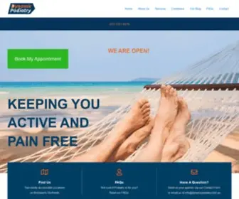 DynamicPodiatry.com.au(At Dynamic Podiatry our sole purpose) Screenshot