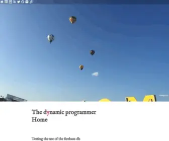 DynamicProgrammer.com(The Dynamic Programmer) Screenshot