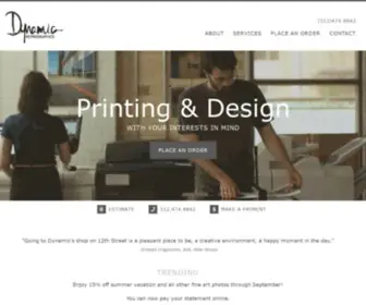 Dynamicreprographics.com(Printing) Screenshot