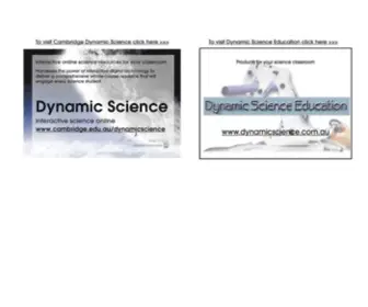 Dynamicscience.com.au(Dynamic Science Education) Screenshot