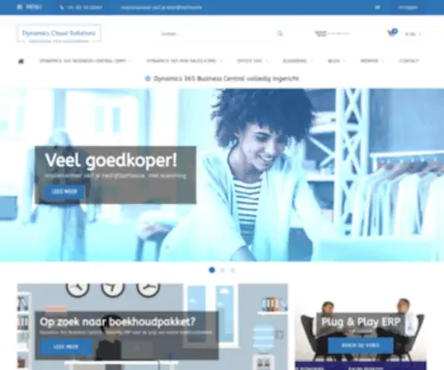 Dynamicscloudsolutions.com(Dynamics Cloud Solutions over ons) Screenshot